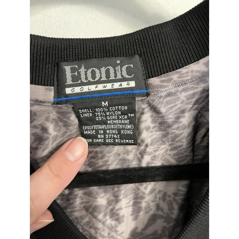 VINTAGE 90S ETONIC GOLFWEAR GORE-TEX XCR VEST SIZE‎ Medium Black